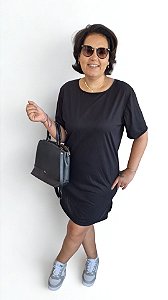 Vestido T-Shirt Camisetão Plus Size 100% Algodão -  Modelagem ampla e confortável