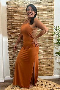 Vestido Longo Costas Abertas