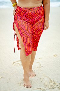 Saída Saia em Tule Terras Quentes