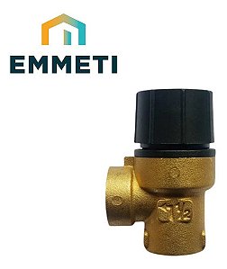 VALVULA DE SEGURANÇA 4 BAR 1/2 POL EMMETI
