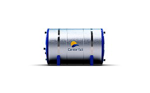 BOILER 100 LITROS / AÇO INOX 304 / ALTA PRESSÃO / CENTER SOL