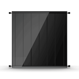 COLETOR SOLAR FECHADO INOX / ROSCA / 1,00X1,00 / FUNDO ALUMINIO / CENTER SOL