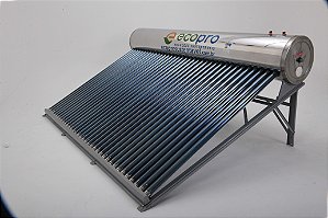 Aquecedor Solar Acoplado - GOLD 36 TUBOS 420 litros INOX 316 ECOPRO