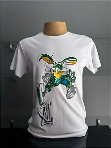 Camiseta Masculina LV Bunny – Branca