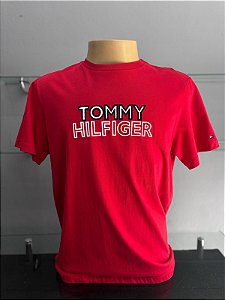 Camiseta Masculina Tommy Signature – Vermelha