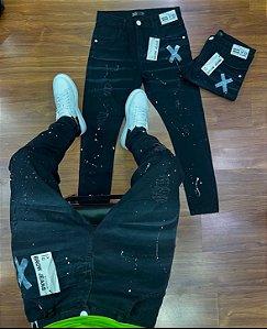 Calça Jogador Estilo Descolado com Detalhes Destroyed