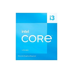 PROCESSADOR INTEL CORE I3 14100F 14ª GERAÇÃO 3.5 GHZ 4.7 GHZ TURBO CACHE 12MB SOCKET LGA 1700 SEM VÍDEO INTEGRADO