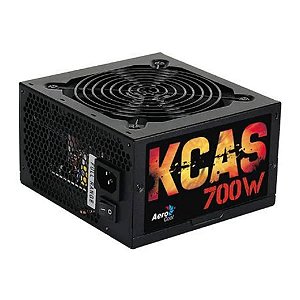 FONTE  DE  ALIMENTAÇAO  AEROCOOL KCAS - 700W, 80 PLUS, BRONZE, PFC ATIVO , S/Cabo