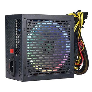 FONTE ATX DASH 600W LED RGB VINIK