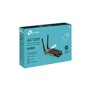 PLACA DE REDE PCI EXPRESS WIRELESS TP-LINK DUAL BAND 1200MBPS ARCHER T4E