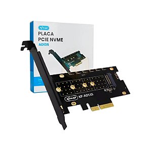 PLACA PCI-E  NVME USB 3.0 KNUP AD135