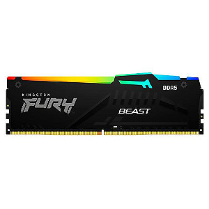 MEMÓRIA DESKTOP DDR5 8GB 6000MHZ KINGSTON FURY BEAST RGB