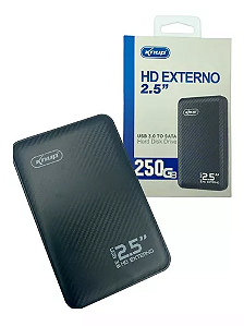 HD EXTERNO PORTATIL 2.5 250GB KNUP USB 3.0