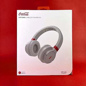 FONE HEADPHONE SEM FIO COCA-COLA ELITE BASS BRANCO IWILL 2102