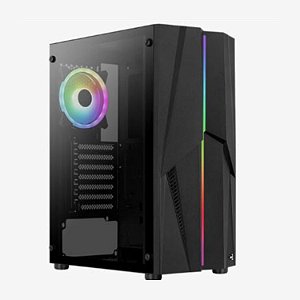 GABINETE AEROCOOL ATX MECHA PRETO