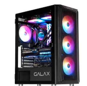 GABINETE GAMER GALAX REVOLUTION 07 PRETO WIN 120MM FAN G-CGG7AGBA4BO