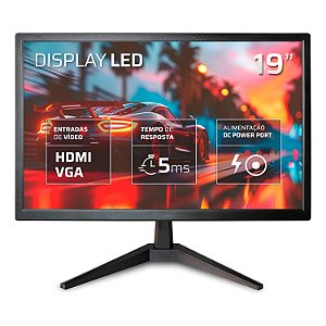 MONITOR 19"  VGA HDMI 1280 PX x 1024 PX LELONG LE-1413