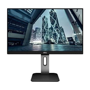 MONITOR  23.8" AOC PIVOT LED FULL HD, HDMI, USB, VGA, WIDESCREEN WVA - 24P1U VERTICAL E HORIZONTAL