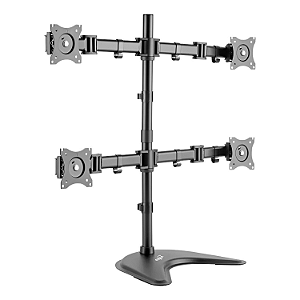 SUPORTE DE MESA PARA 4 MONITORES ELG ARTICULADO 15 A 27 POLEGADAS T160ND4