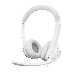 FONE HEADSET USB LOGITECH H390 BRANCO