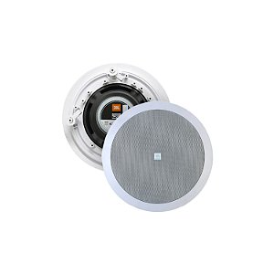 CAIXA DE SOM ARANDELA REDONDA JBL 6" POLEGADAS 25W 6CO2R COAXIAL PAR BRANCA
