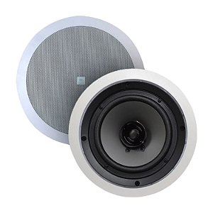 ARANDELA SOM AMBIENTE REDONDA COR BRANCO JBL 6FR2R 25W PAR
