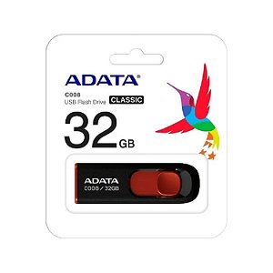 PEN DRIVE 32GB ADATA C008 PRETO