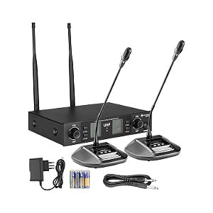 MICROFONE CONDENSADOR GOOSENECK KADOSH SEM FIO DUPO 45CM KGW 145CB