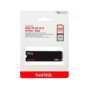 SSD M2 250GB SANDISK PLUS NVME