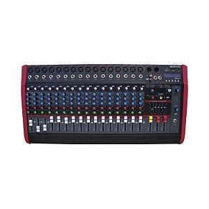 MESA DE SOM AMPLIFICADA SOUNDVOICE MA 1630X EFEITOS/EQUALIZADOR/BT/INTERFACE