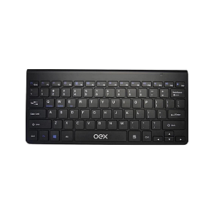 TECLADO BLUETOOTH SEM FIO OEX TC501 ELITE SLIM PRETO