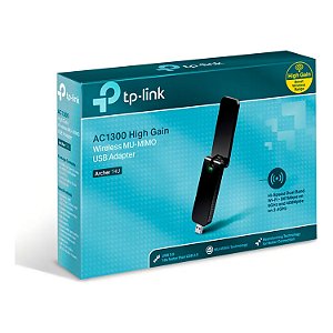 ADAPTADOR USB WIRELESS TP LINK ARCHER T4U AC1300 DUAL BAND