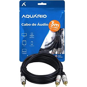 CABO  P2  ESTEREO X 2 RCA 2 M CBO-402 AQUARIO