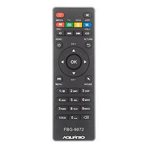 CONTROLE REMOTO TV BOX AQUARIO  LE 7109 FBG 9072