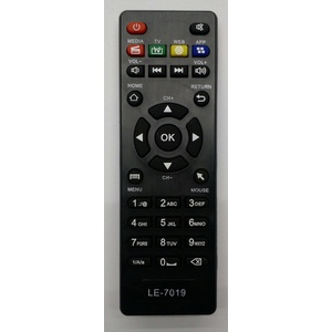CONTROLE REMOTO TV BOX AQUARIO  LE 7109 FBG 9072