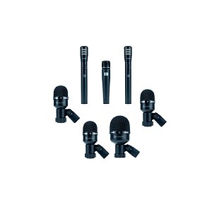 KIT MICROFONE PARA BATERIA KADOSH KMD107 COM 7 PECAS