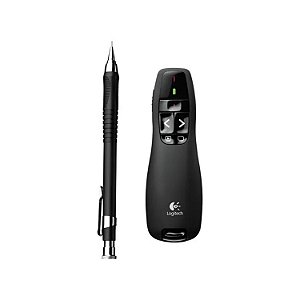 APRESENTADOR DE SLIDES LASER POINTER LOGITECH R400
