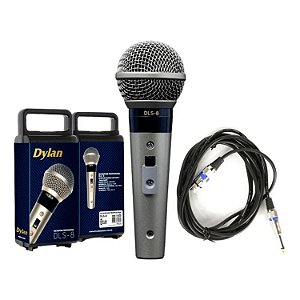 MICROFONE COM FIO DINAMICO DYLAN DLS-8