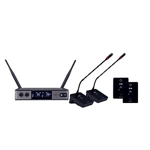 MICROFONE SEM FIO CONDENSADOR GOOSENECK DYLAN UDX-33GS DUPLO