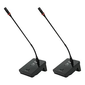 MICROFONE CONDENSADOR GOOSENECK DUPLO DYLAN SEM FIO UDX-33GS