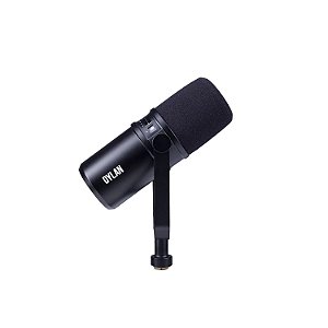 MICROFONE COM FIO DYLAN DM-8 PARA PODCAST CONEXAO XLR E TIPO C