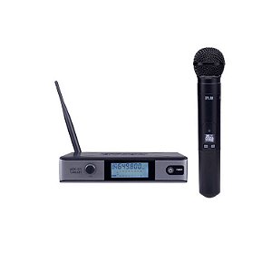 MICROFONE SEM FIO DYLAN UDX-01 MULTI UHF COM 1 BASTÃO DE MÃO