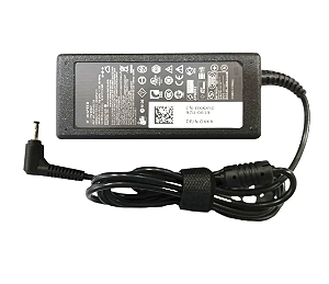 FONTE NOTEBOOK DELL 19.5V 3.34 PINO FINO PRETO 4.0X1.7