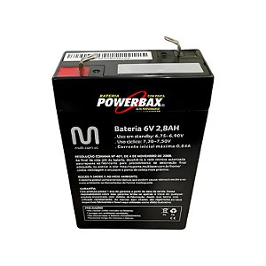 BATERIA  6V 2.8AH - EN070 MULTILASER