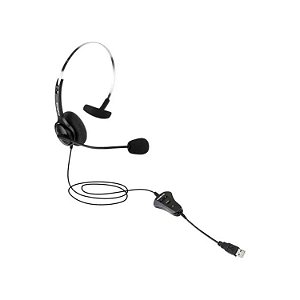 FONE HEADSET UNILATERAL USB INTELBRAS CHS40