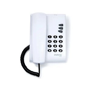 TELEFONE COM FIO INTELBRAS PLENO CINZA ARTICO MESA/PAREDE