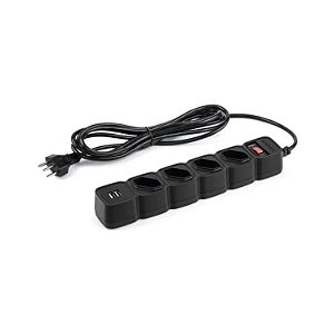 FILTRO DE LINHA 4 TOMADAS PRETO 2 PORTAS USB INTELBRAS EPE 204