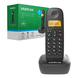 RAMAL DE TELEFONE SEM FIO INTELBRAS TS 2511 COM IDENTIFICADOR - RAMAL