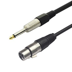 CABO  P10 MONO X XLR FEMEA 5M CHIP SCE 018-8013