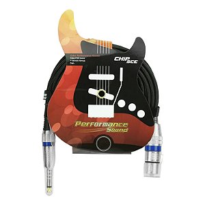 CABO MICROFONE XLR P10 2M CHIP SCE 018-8011